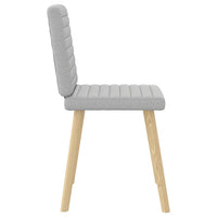 vidaXL Sedie da Pranzo 2 pz Grigio Nuvola in Tessuto