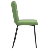 vidaXL Sedie da Pranzo 2 pz Verde Chiaro in Velluto