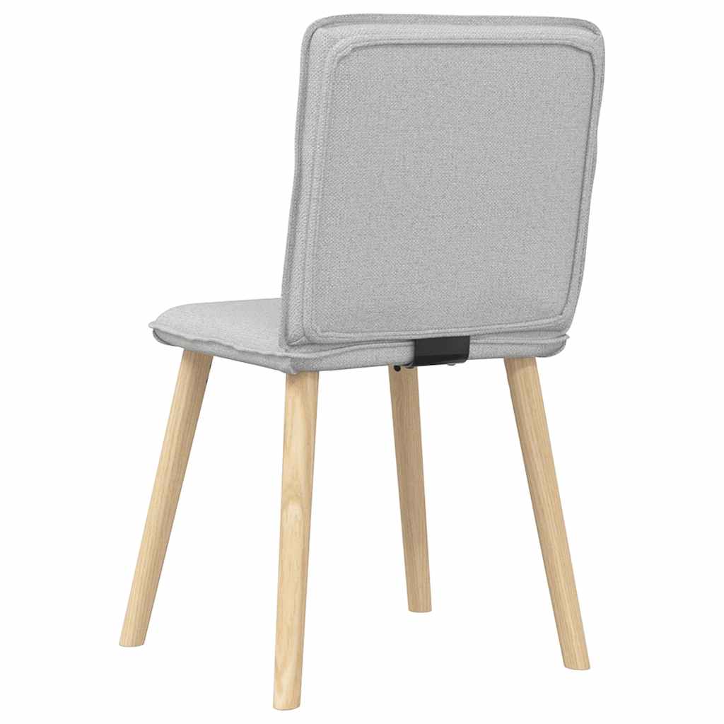 Sedie da Pranzo 2 pz Grigio Nuvola in Tessuto 4101229