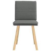 Sedie da Pranzo 2 pz Grigio Scuro in Tessuto 4101256