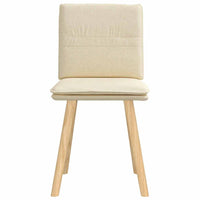 Sedie da Pranzo 2 pz Crema in Tessuto 4101262