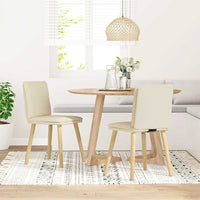 vidaXL Sedie da Pranzo 2 pz Lino