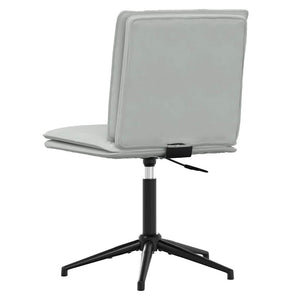 Sedia da Pranzo Grigio Chiaro in Velluto 4101267