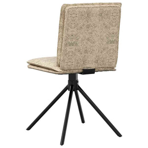 Sedia da Pranzo Grigio Chiaro in Similpelle Scamosciata 4101279