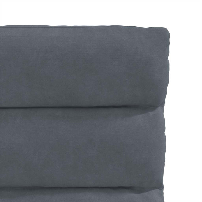 Sedie da Pranzo 2 pz Grigio Scuro in Velluto 4101283