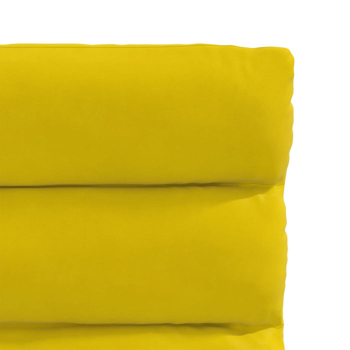 Sedie da Pranzo 2 pz Gialle in Velluto 4101289