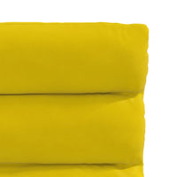 Sedie da Pranzo 2 pz Gialle in Velluto