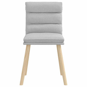 Sedie da Pranzo 2 pz Grigio Nuvola in Tessuto 4101302