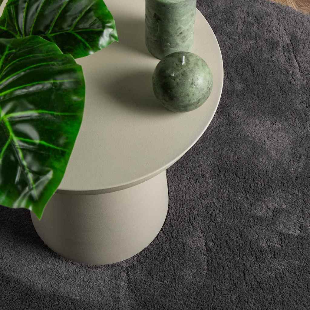 Tappeto HUARTE Antracite 100 x 200 cm 100% Poliestere 4103608