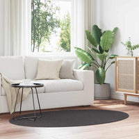 Tappeto HUARTE Antracite 100 x 200 cm 100% Poliestere 4103608