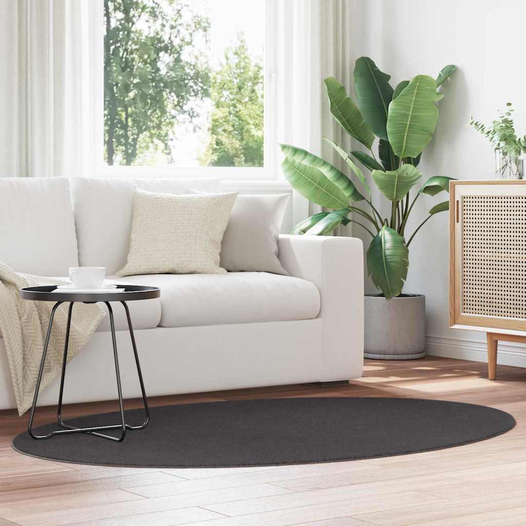 Tappeto HUARTE Antracite 170 x 120 cm 100% Poliestere 4103609