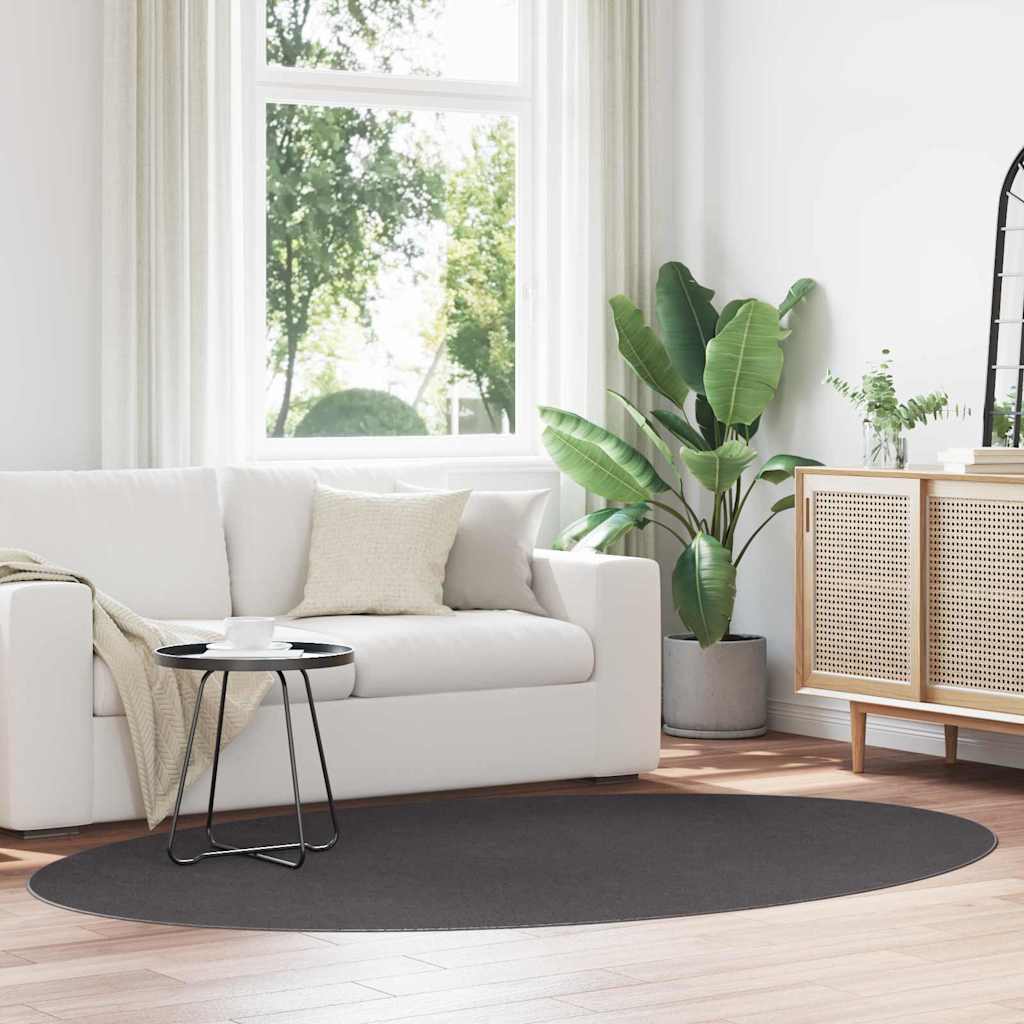 Tappeto HUARTE Antracite 230 x 160 cm 100% Poliestere 4103611