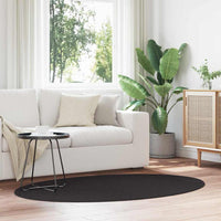 Tappeto HUARTE Nero 100 x 200 cm 100% Poliestere 4103650