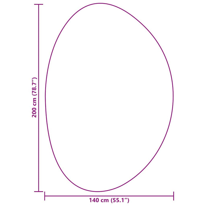 Tappeto HUARTE Antracite 140 x 200 cm Poliestere 4103659