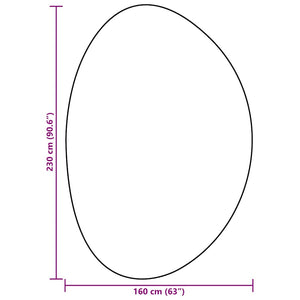 Tappeto HUARTE Sabbia 160 x 230 cm Poliestere 4103681