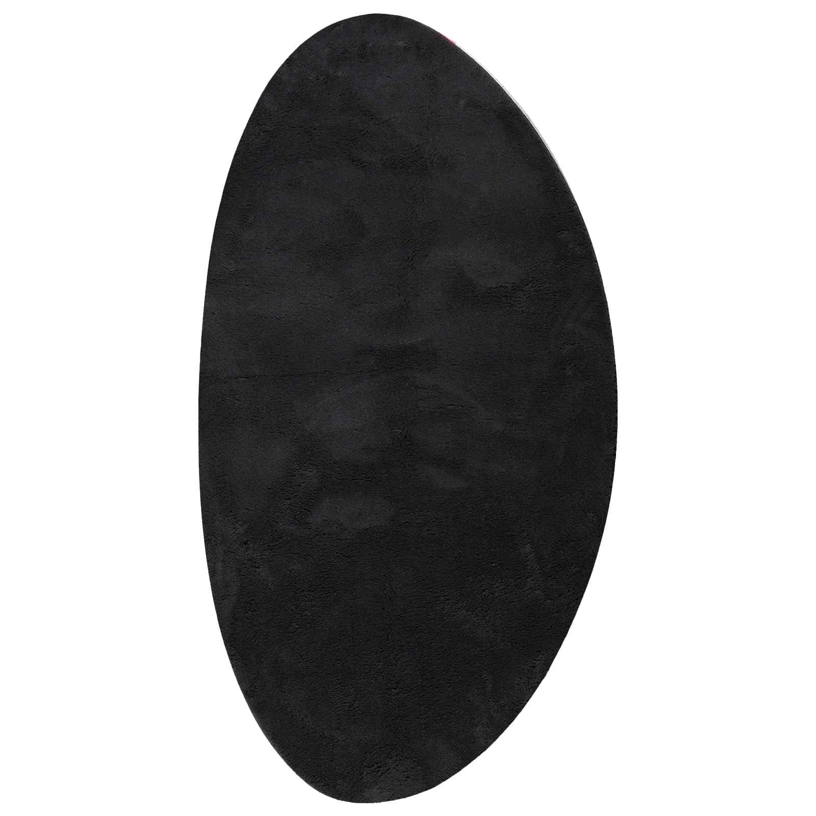 Tappeto HUARTE Nero 100 x 200 cm Poliestere 4103699
