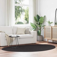 Tappeto HUARTE Nero 160 x 230 cm Poliestere 4103702