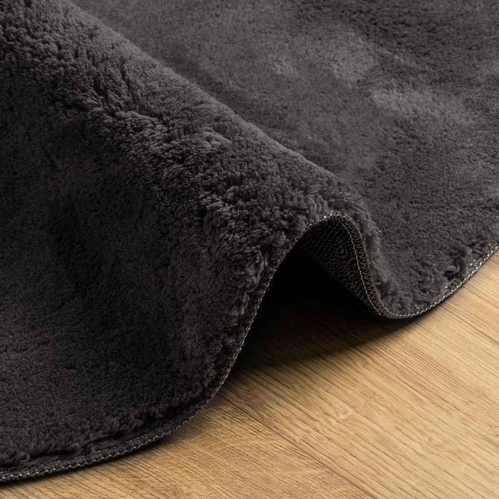 Tappeto Antracite 120 x 170 cm Poliestere 4103707