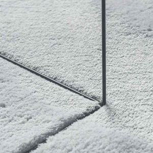 Tappeto Grigio 140 x 200 cm Poliestere 4103736