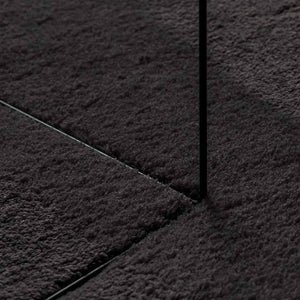 Tappeto Nero 120 x 170 cm Poliestere 4103749