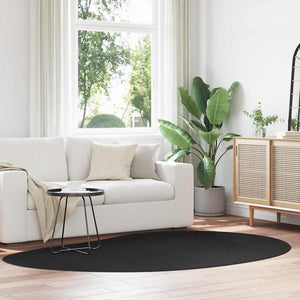 Tappeto HUARTE Nero 160 x 230 cm Poliestere 4103751