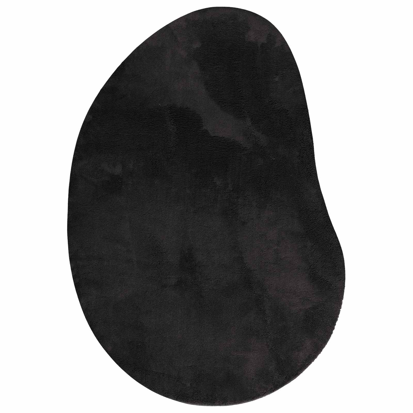 Tappeto HUARTE Nero 160 x 230 cm Poliestere 4103751