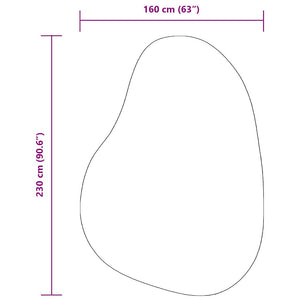 Tappeto HUARTE Antracite 160 x 230 cm Poliestere 4103758