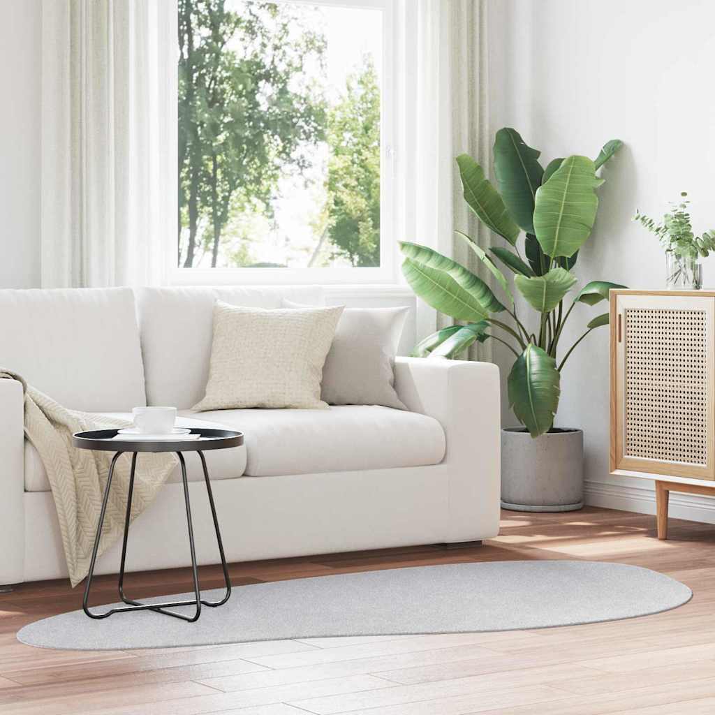 Tappeto HUARTE Grigio 100 x 200 cm Poliestere 4103783