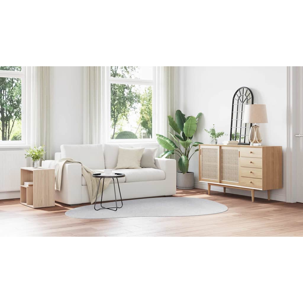 Tappeto HUARTE Grigio 160 x 230 cm Poliestere 4103786