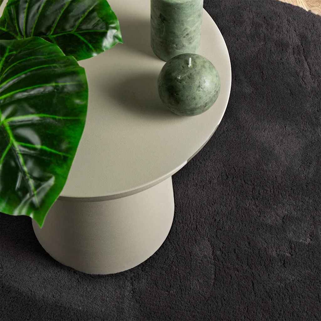 Tappeto HUARTE Nero 120 x 170 cm Poliestere 4103798