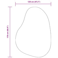 Tappeto HUARTE Nero 120 x 170 cm Poliestere 4103798