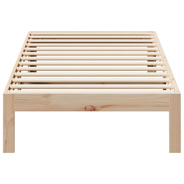 vidaXL Giroletto senza Materasso 80x200 cm in Legno Massello Pino