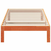 vidaXL Letto senza Materasso Marrone Cera 80x200 cm Legno di Pino