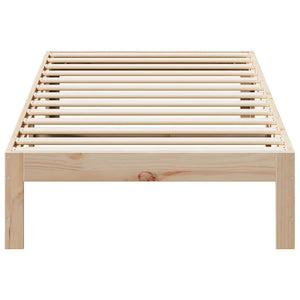 vidaXL Giroletto senza Materasso 90x200 cm in Legno Massello di Pino