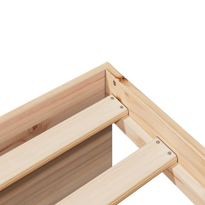 Dormeuse senza Materasso 90x200 cm in Legno Massello di Pino 859241