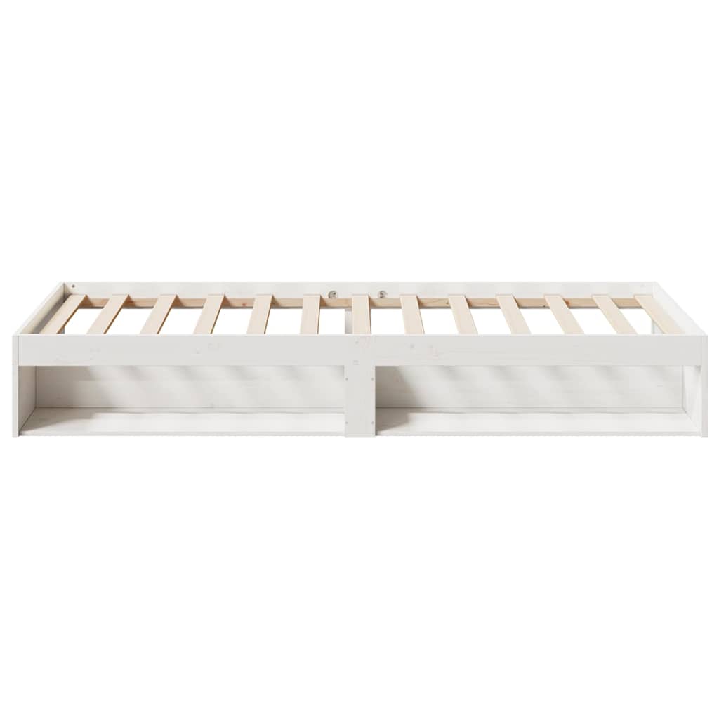 vidaXL Dormeuse senza Materasso Bianca 90x200 cm Legno Massello Pino