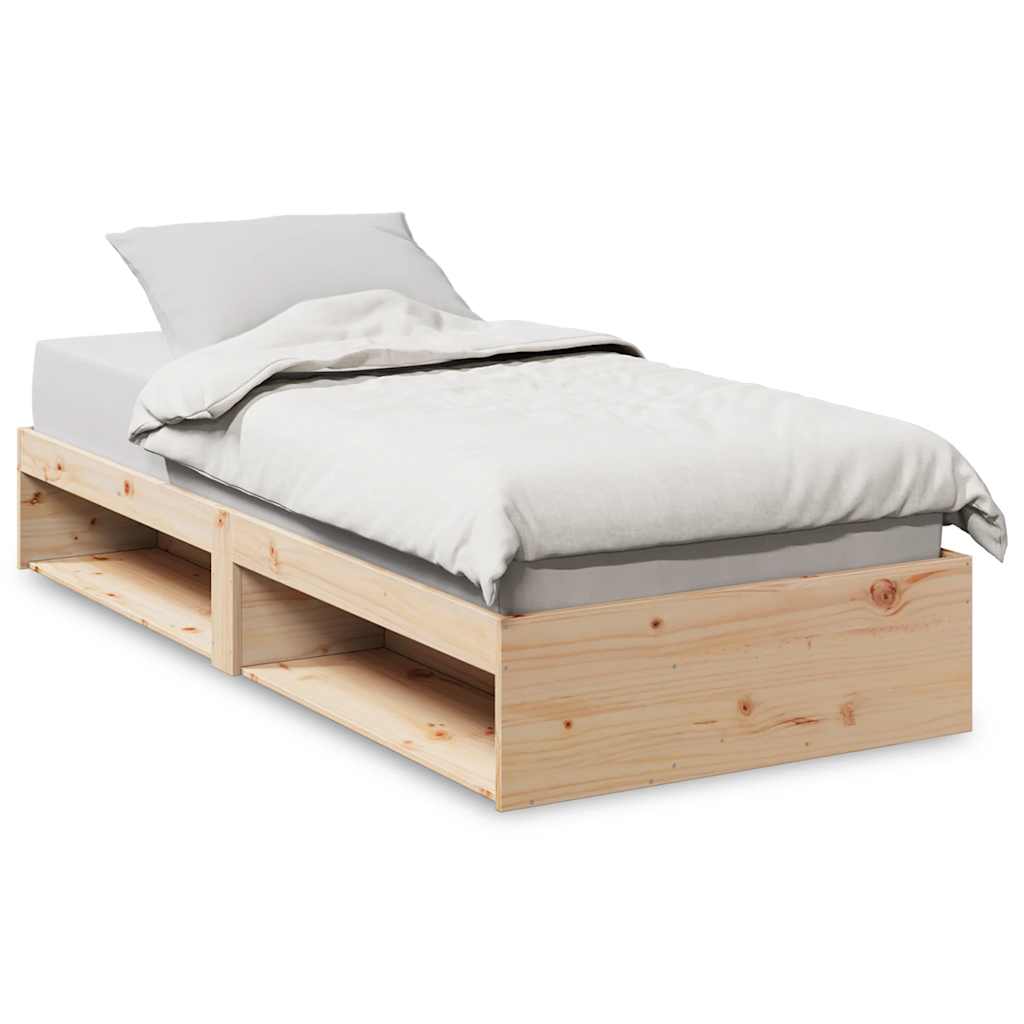 Dormeuse senza Materasso-Divano Letto-Struttura Letto 75x190 cm in Legno Massello di Pino 431713