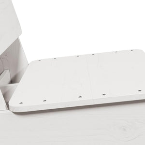 Sedia da Giardino Bianca 60x64x70,5cm in Legno Massello di Pino