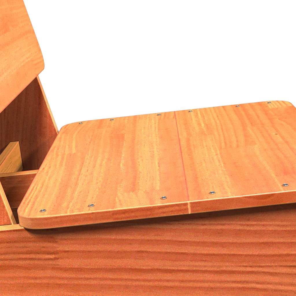 Sedia da Giardino Marrone Cera 60x64x70,5cm Legno Massello Pino 859309