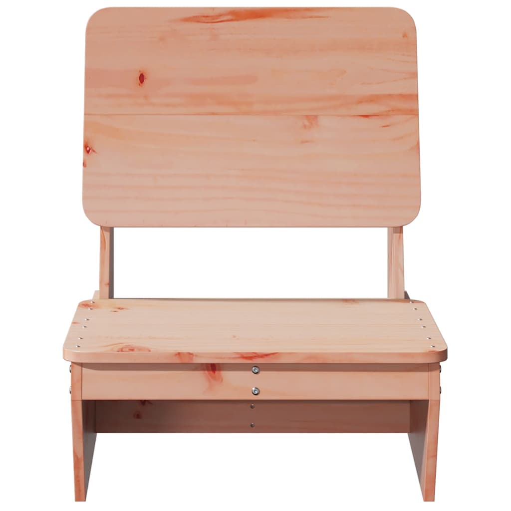 Sedie da Giardino 2pz 60x64x70,5 cm Legno Massello di Douglas 859315