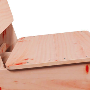 Sedie da Giardino 2pz 60x64x70,5 cm Legno Massello di Douglas 859315