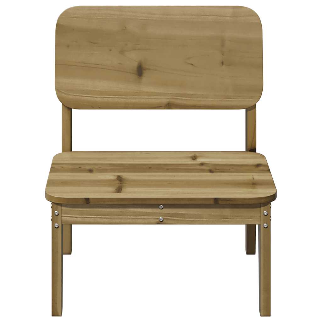 Sedia da Giardino 60x52,5x72 cm in Legno Impregnato di Pino 859321