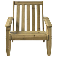 Sedia Adirondack da Giardino in Legno Impregnato di Pino 859331