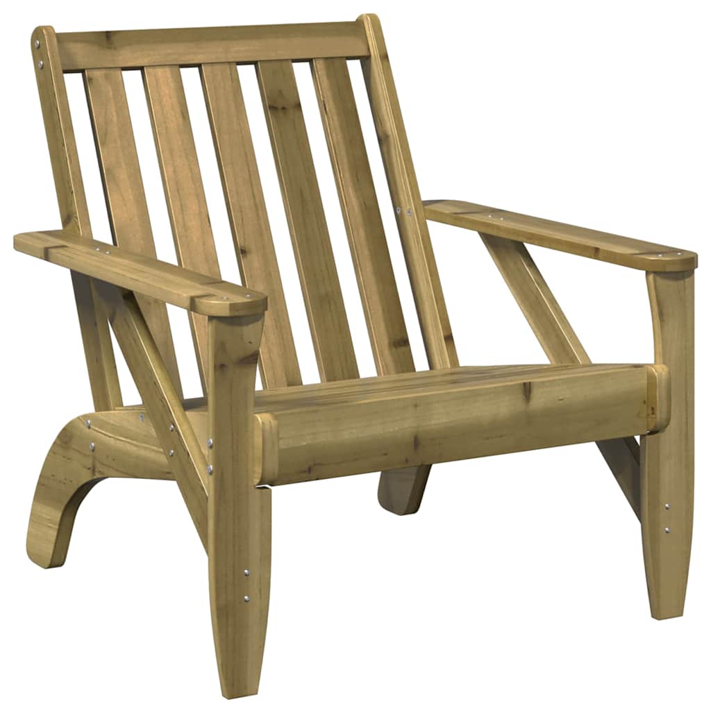 Sedie Adirondack da Giardino 2 pz in Legno Impregnato di Pino 859336