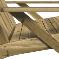 Sedie Adirondack da Giardino 2 pz in Legno Impregnato di Pino 859336
