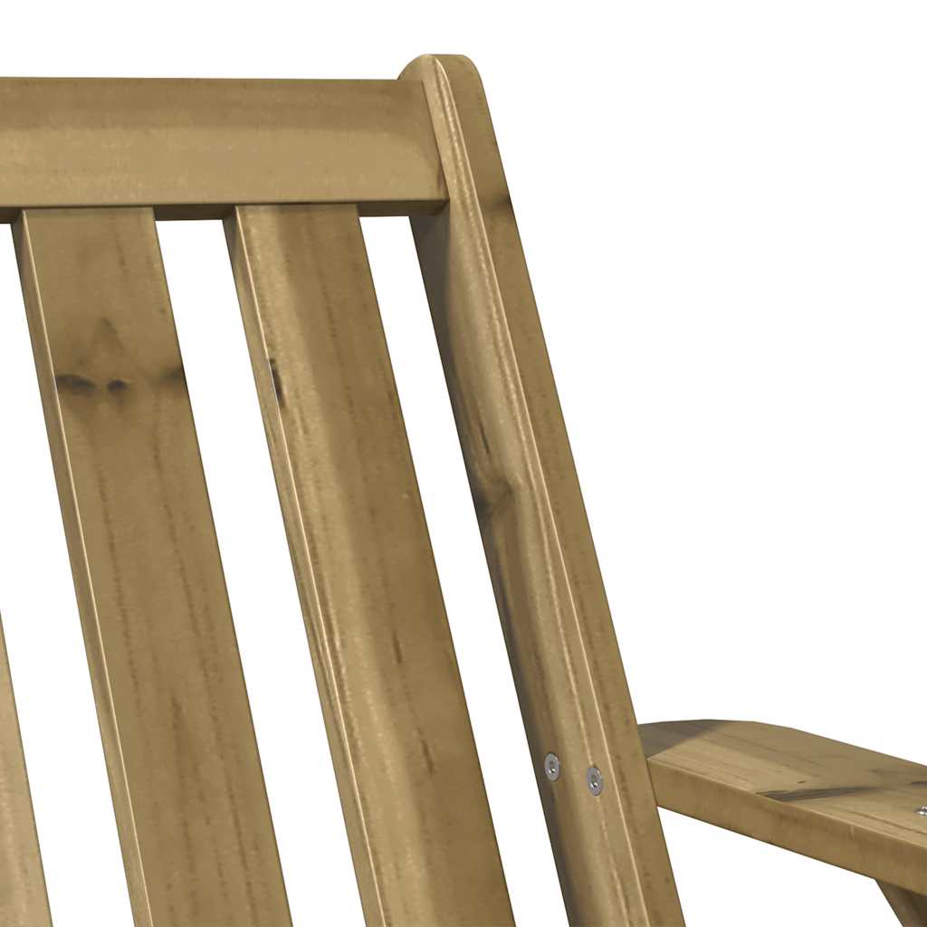 Sedie Adirondack da Giardino 2 pz in Legno Impregnato di Pino 859336