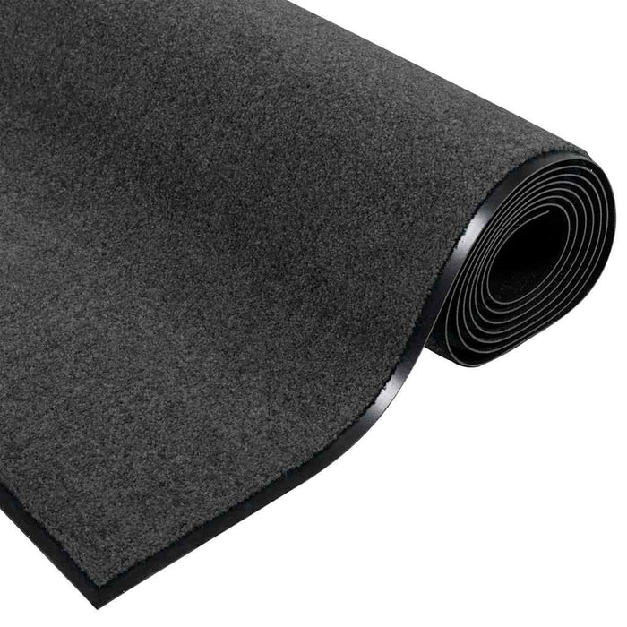 Tappetino Altro Antracite e Nero 120 x 250 cm Poliammide e PVC 4100721