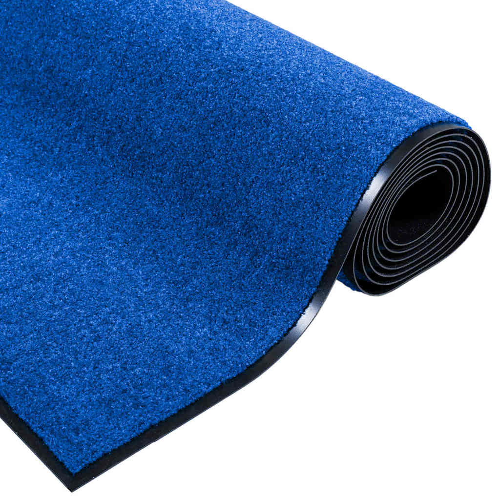 Tappetino Altro Blu e Nero 120 x 300 cm Poliammide e PVC 4100738
