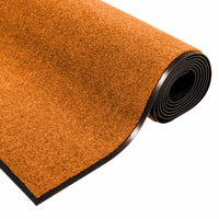 Tappetino Altro Arancione e Nero 120 x 250 cm Poliammide e PVC 4100745