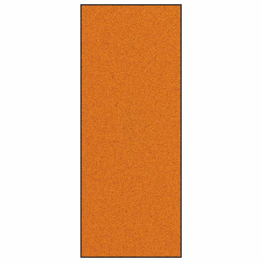 Tappetino Altro Arancione e Nero 120 x 300 cm Poliammide e PVC 4100746